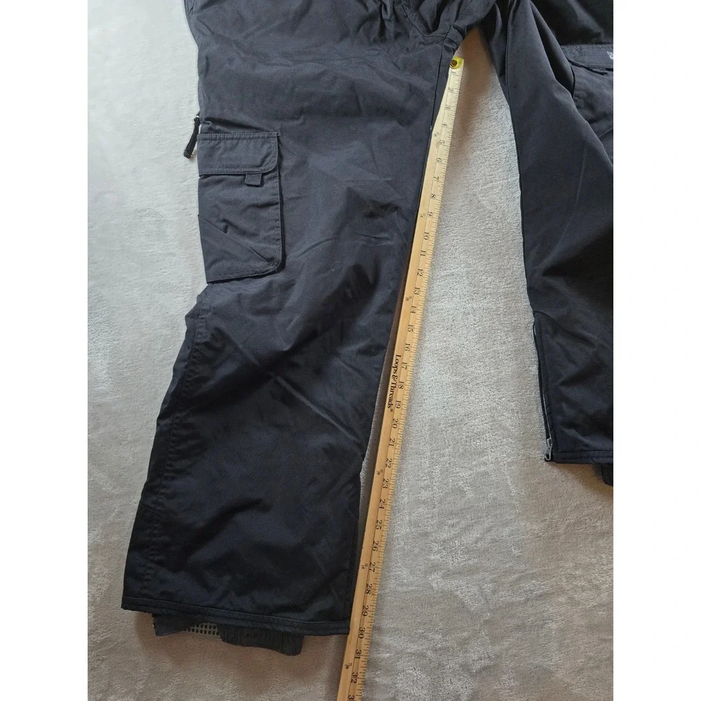 Ride‎ Snowboards Mountain Dry Series Snow Pants Mens M Black Cargo Adjustable